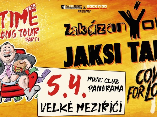 Plakát události Jaksi Taksi / zakázanÝovoce / Covers for Lovers