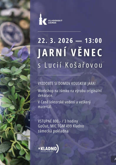 Plakát události Jarní věnec s Lucií Košařovou