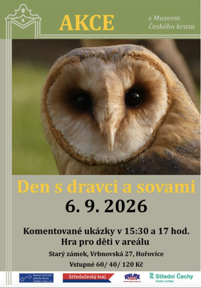 Plakát události Den s dravci a sovami