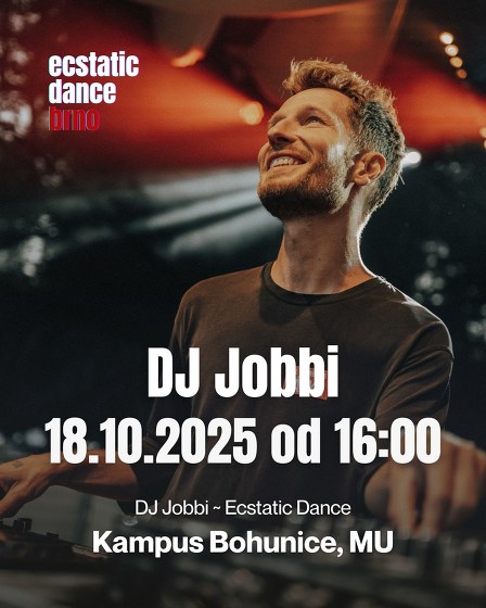 Plakát události Ecstatic Dance Brno - DJ Jobbi