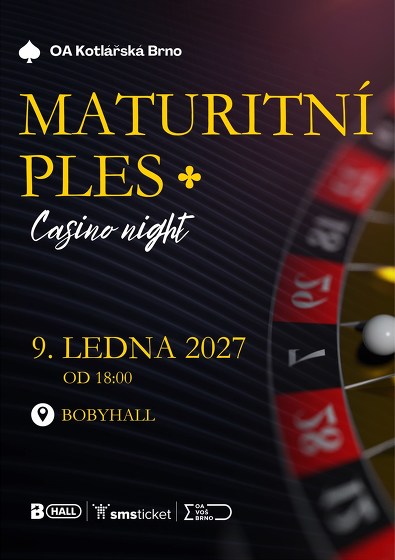 Plakát události Maturitní ples OA Kotlářská