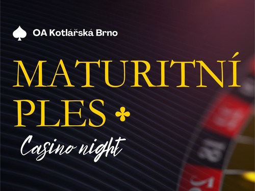 Plakát události Maturitní ples OA Kotlářská