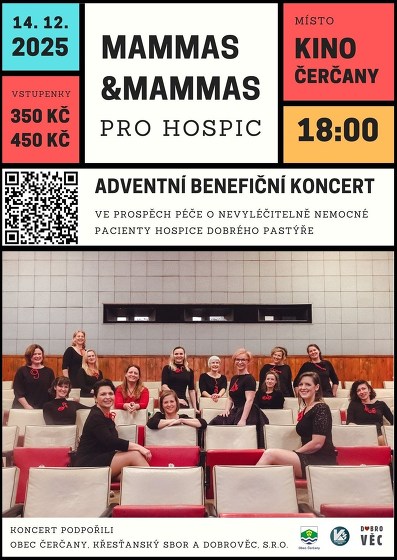 Plakát události Mammas & Mammas pro Hospic