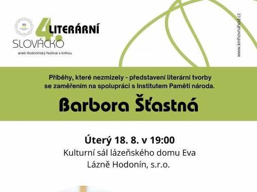 Plakát události Literární Slovácko aneb Hodonínský festival s knihou