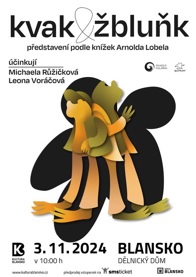Plakát události Nedělní pohádka divadla Kolárka Kvak & Žbluňk