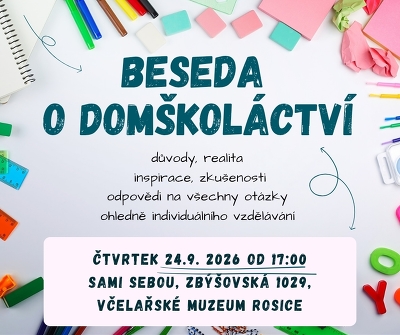 Plakát události Beseda o domškoláctví