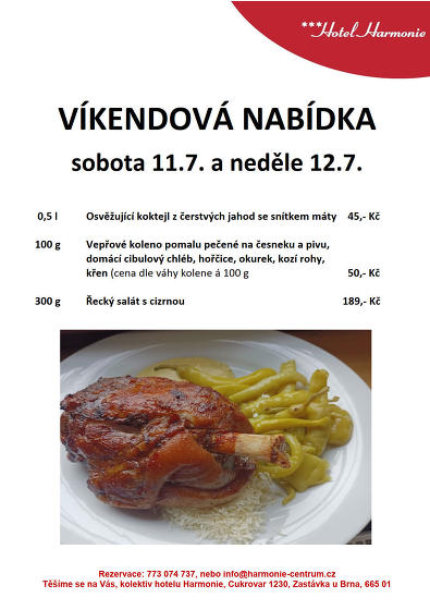 Plakát události Víkendová nabídka