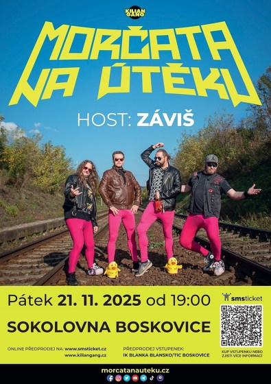 Plakát události Morčata na útěku + Záviš