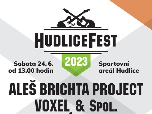 Plakát události HudliceFest 2023