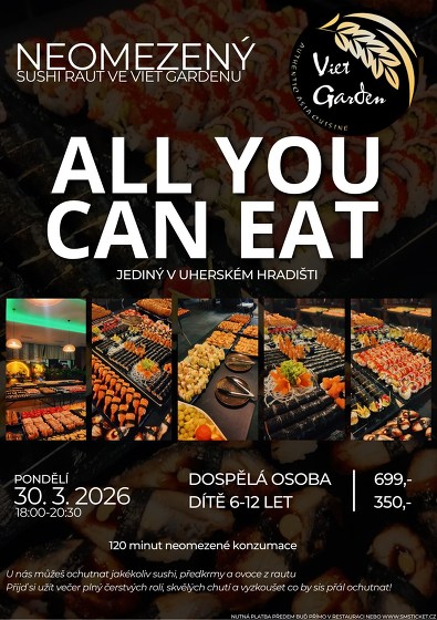 Plakát události ALL YOU CAN EAT 30.3.2026