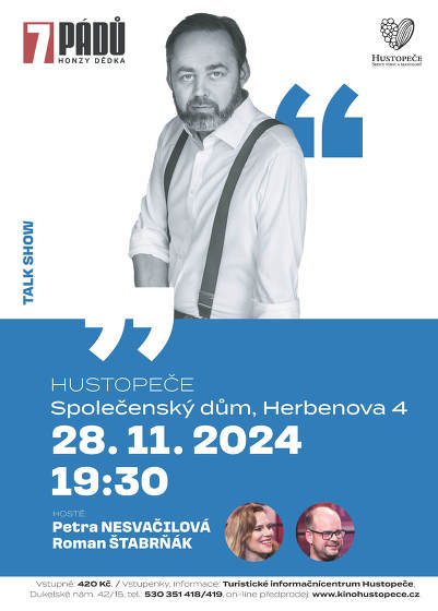 Plakát události 7 pádů Honzy Dědka