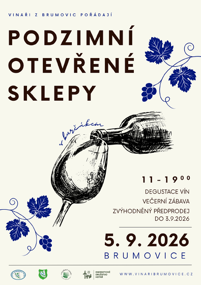 Plakát události Podzimní otevřené sklepy