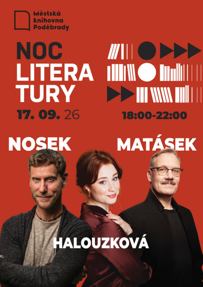 Plakát události Noc literatury