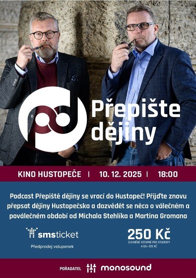 Plakát události Přepište dějiny Hustopeče!