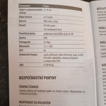 Tlačítkový MOBILNÍ telefon CPA Halo 18