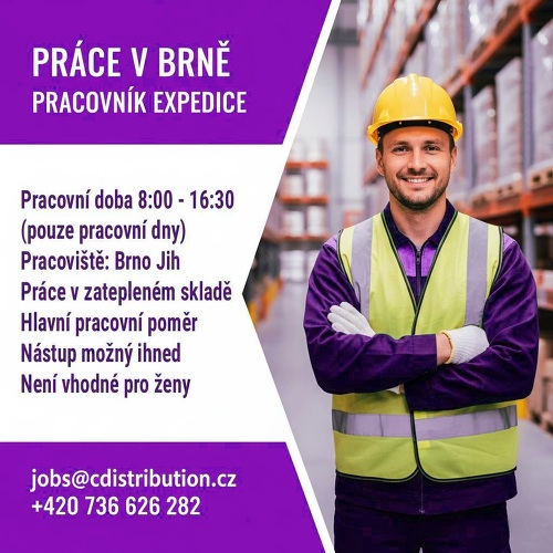 Zaměstnanec expedice, Brno