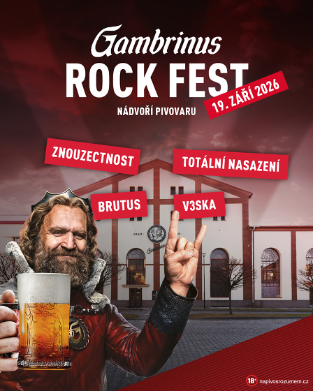 Plakát události Gambrinus Rock Fest