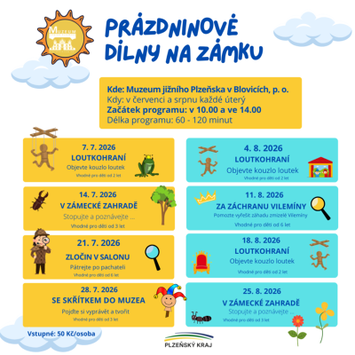 Plakát události Prázdninové otevřené dílny