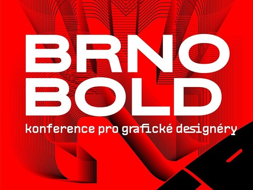 Plakát události Brno Bold 2023 — konference pro grafické designéry