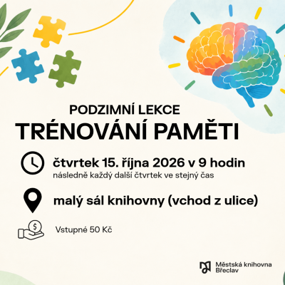 Plakát události Podzimní lekce trénování paměti