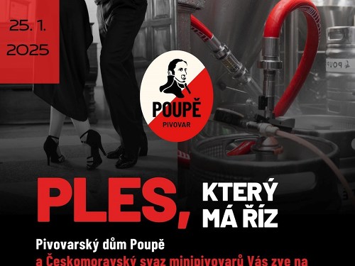 Plakát události Ples, který má říz