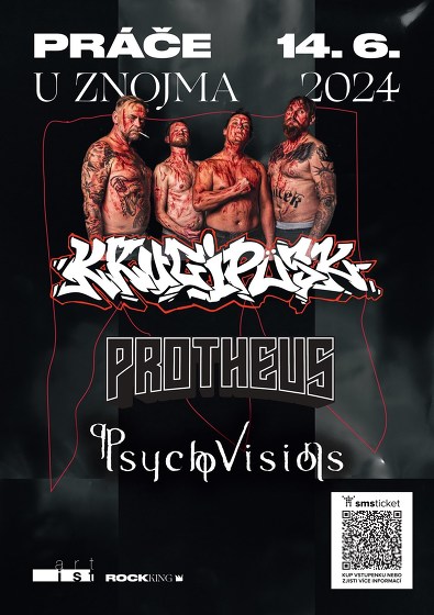Plakát události Krucipüsk | Protheus | Psycho Visions - ROCKking fest 2024