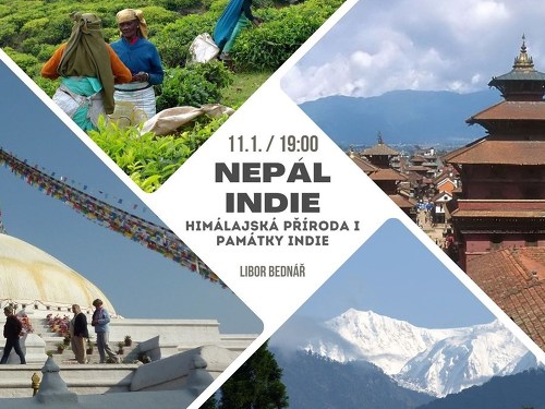 Plakát události Skvosty Nepálu a Indie