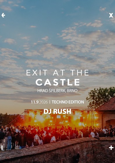 Plakát události EXIT At The Castle | Hrad Špilberk, Brno | Techno edition