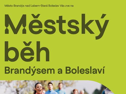 Plakát události Městský běh Brandýsem a Boleslaví
