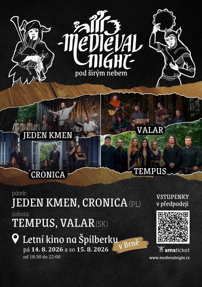 Plakát události Medieval Night pod širým nebem