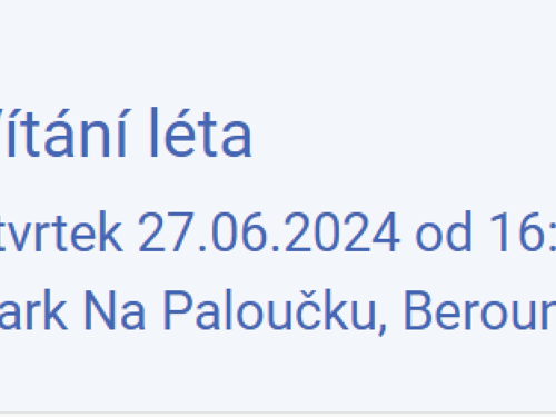 Plakát události Vítání léta Na Paloučku