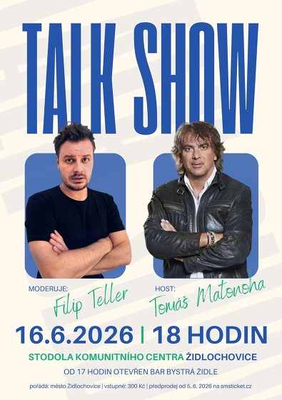 Plakát události Talk Show: Filip Teller & Tomáš Matonoha