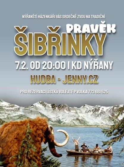 Plakát události PRAVĚK Šibřinky