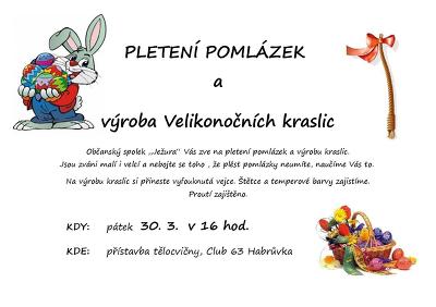 Plakát události Pletení pomlázek a výroba velikonočních krasic