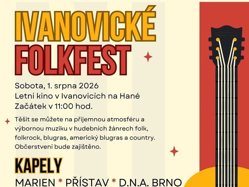Plakát události Ivanovický Folkfest