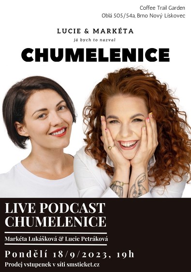 Plakát události Chumelenice LIVE s Markétou a Lucií