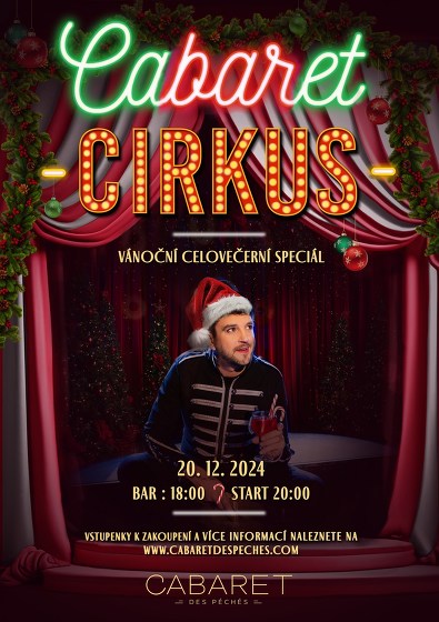 Plakát události Cabaretní Cirkus - Vánoční speciál