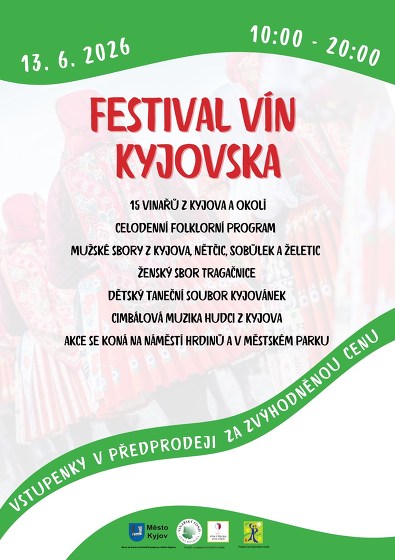 Plakát události Festival vín Kyjovska - přehlídka vinařů z Kyjova a okolí