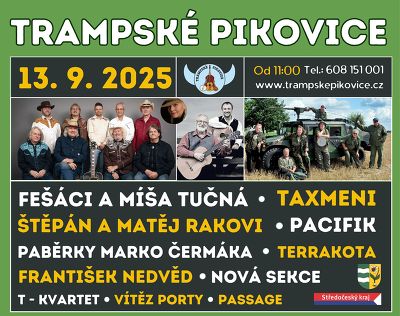 Plakát události Hudební festival Trampské Pikovice 2025