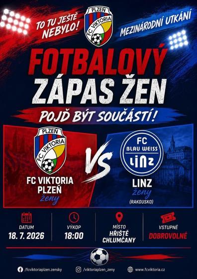 Plakát události Mezinárodní fotbalový zápas žen