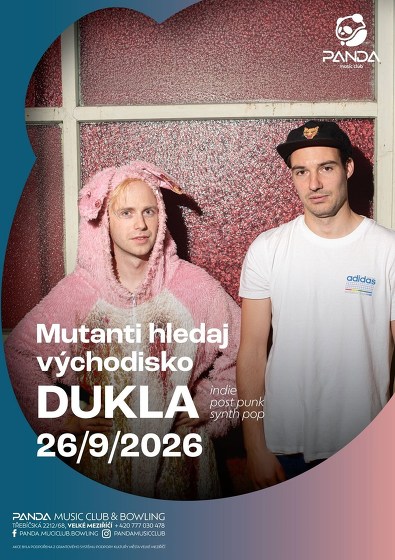 Plakát události DUKLA + Mutanti hledaj východisko + 1flfsoap