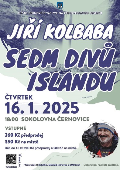 Plakát události Jiří Kolbaba: Sedm divů Islandu