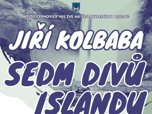 Plakát události Jiří Kolbaba: Sedm divů Islandu