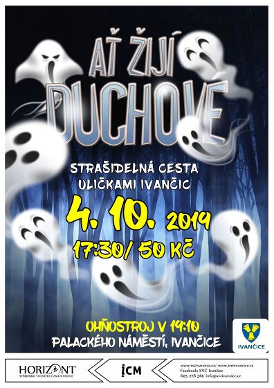 Plakát události Ať žijí duchové 2019