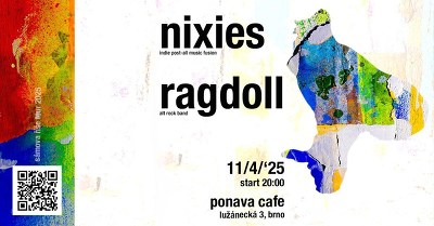Plakát události Koncert NIXIES & RAGDOLL // Ponava