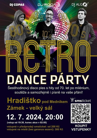Plakát události Retro Dance Párty