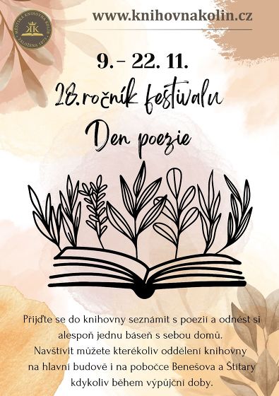 Plakát události 28. ročník festivalu Den poezie