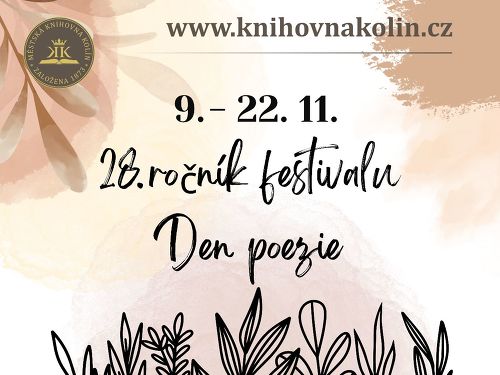 Plakát události 28. ročník festivalu Den poezie