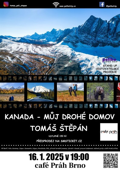 Plakát události Brno - Kanada - můj drohé domov / Tomáš Štěpán