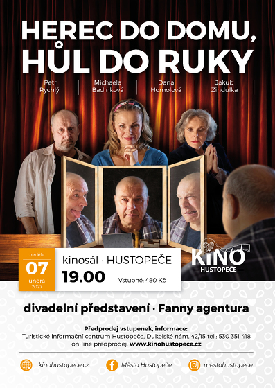 Plakát události Herec do domu, hůl do ruky